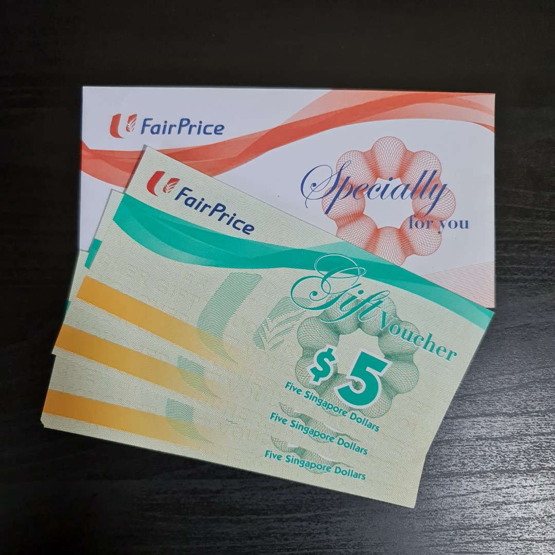 5 Fairprice Vouchers [Jan 2025 Expiry], Tickets & Vouchers, Vouchers