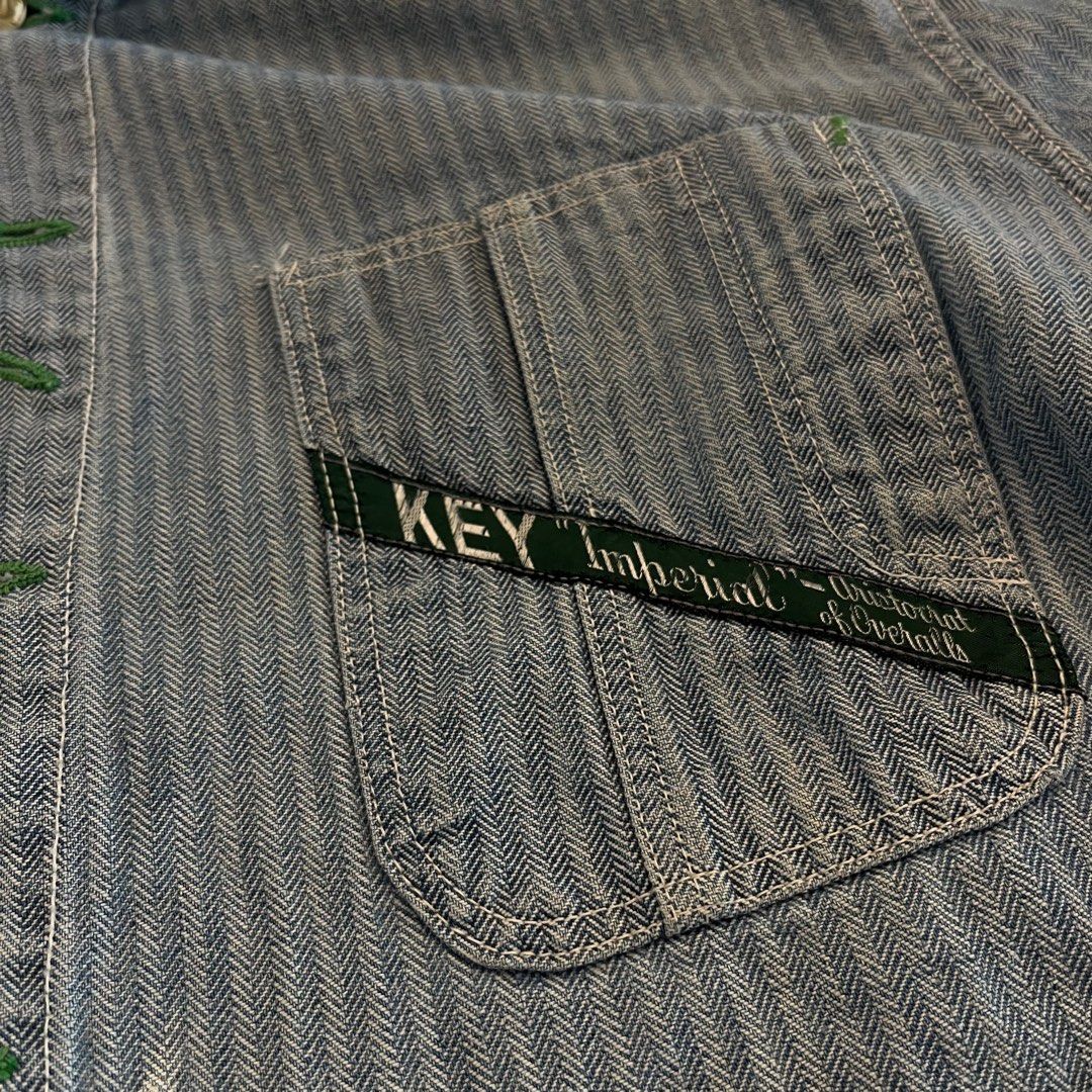 罕有原版70年代70's KEY Herringbone engineer jacket vintage lee