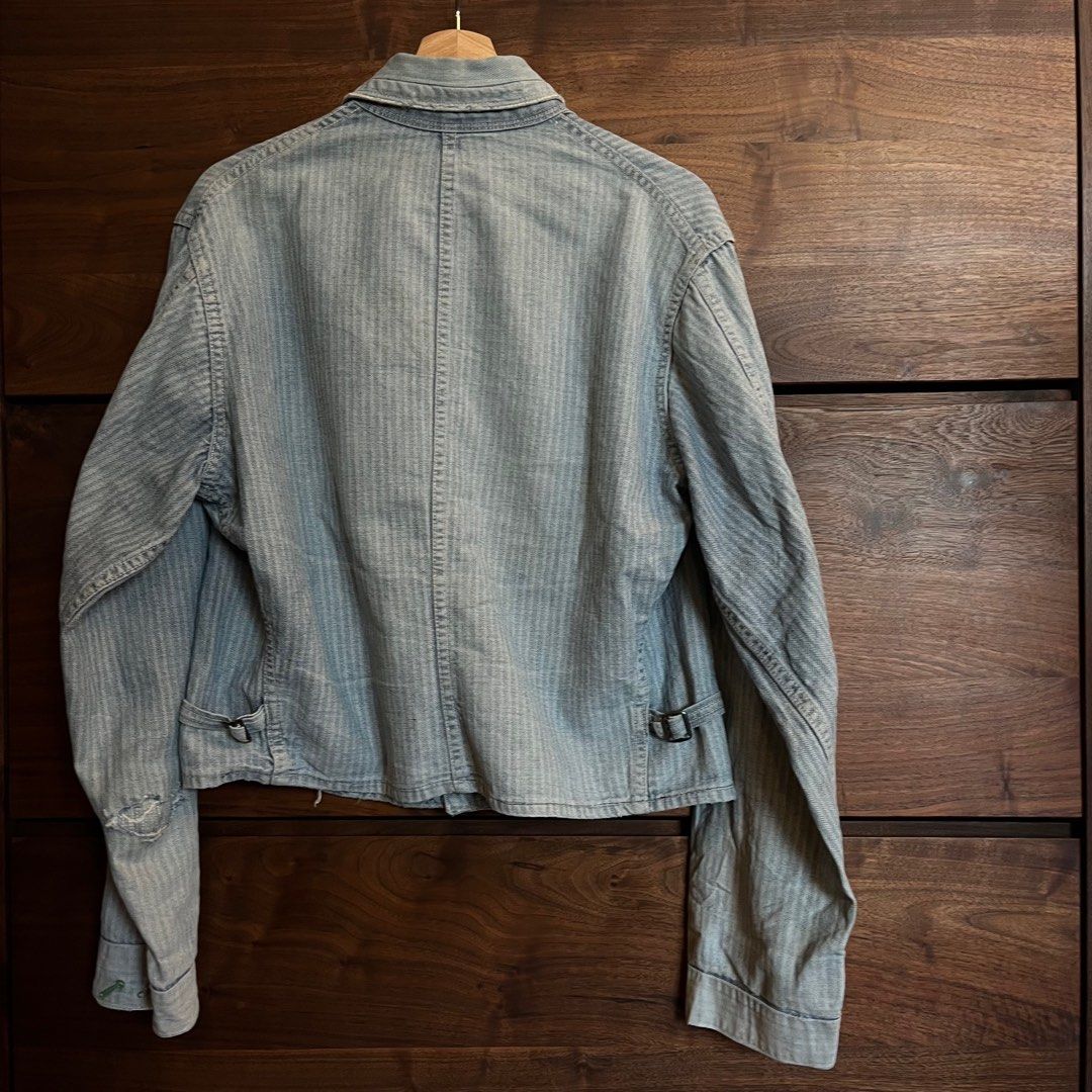 罕有原版70年代70's KEY Herringbone engineer jacket vintage lee