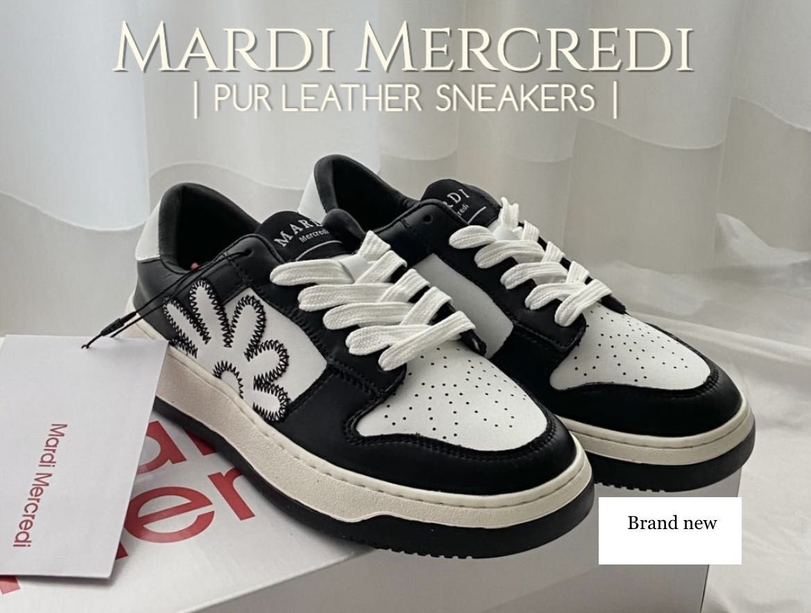 買錯碼   36碼割愛全新  Mardi Mercredi Pur Leather Sneakers