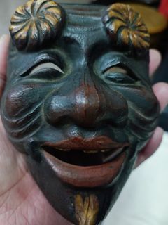 早期 日本 般若面具/陶瓷