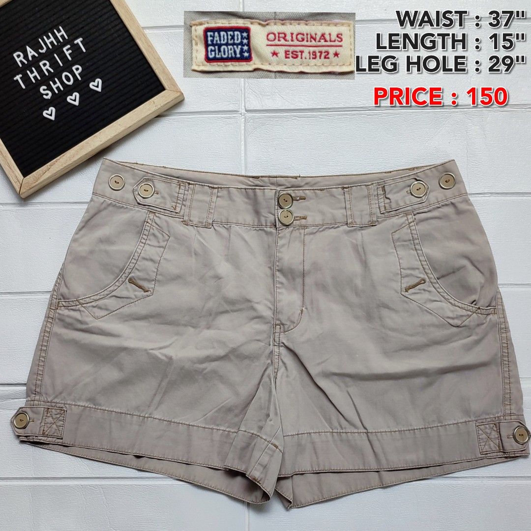 FADED GLORY LADIES SHORTS Women s Fashion Bottoms Shorts on