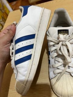 ADIDAS SUPERSTAR BLUE AND WHITE