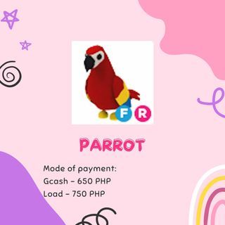 ADOPT ME FR PARROT (FLY RIDE)