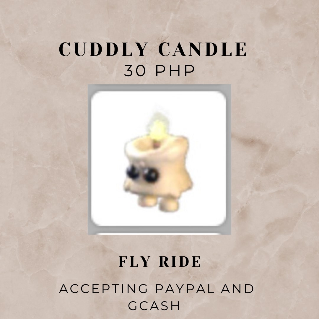 Adopt Me Pets Cuddly Candle on Carousell