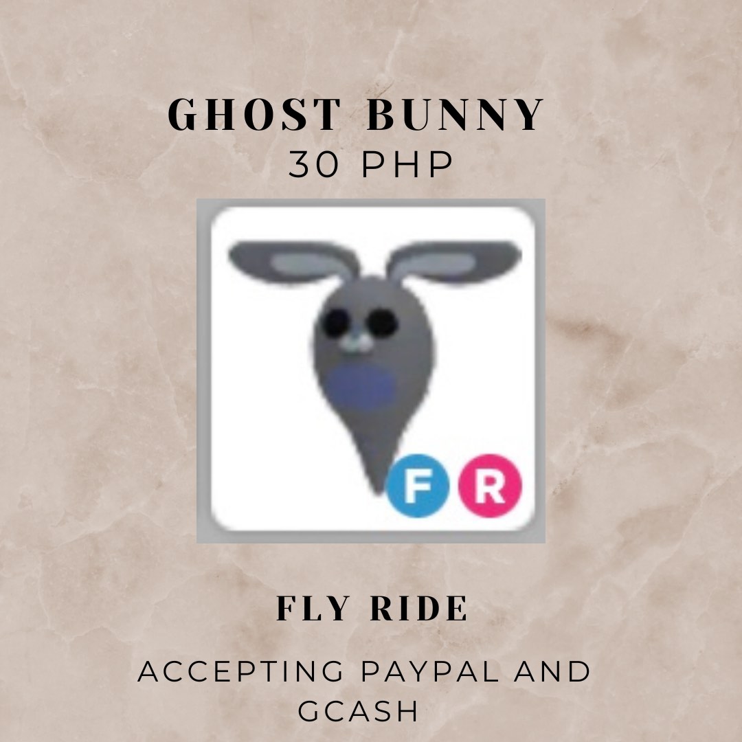 Adopt Me Pets Ghost Bunny on Carousell