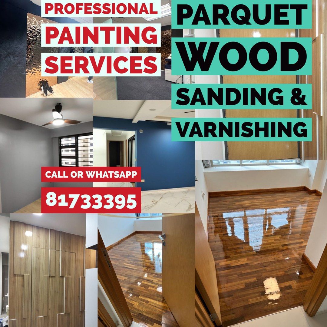 Affordable and professional Painting service, PARQUET WOOD FLOOR