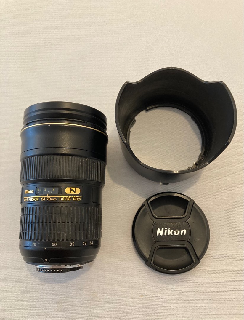 AF-S Nikkor 24-70mm f/2.8 G ED, 攝影器材, 鏡頭及裝備- Carousell