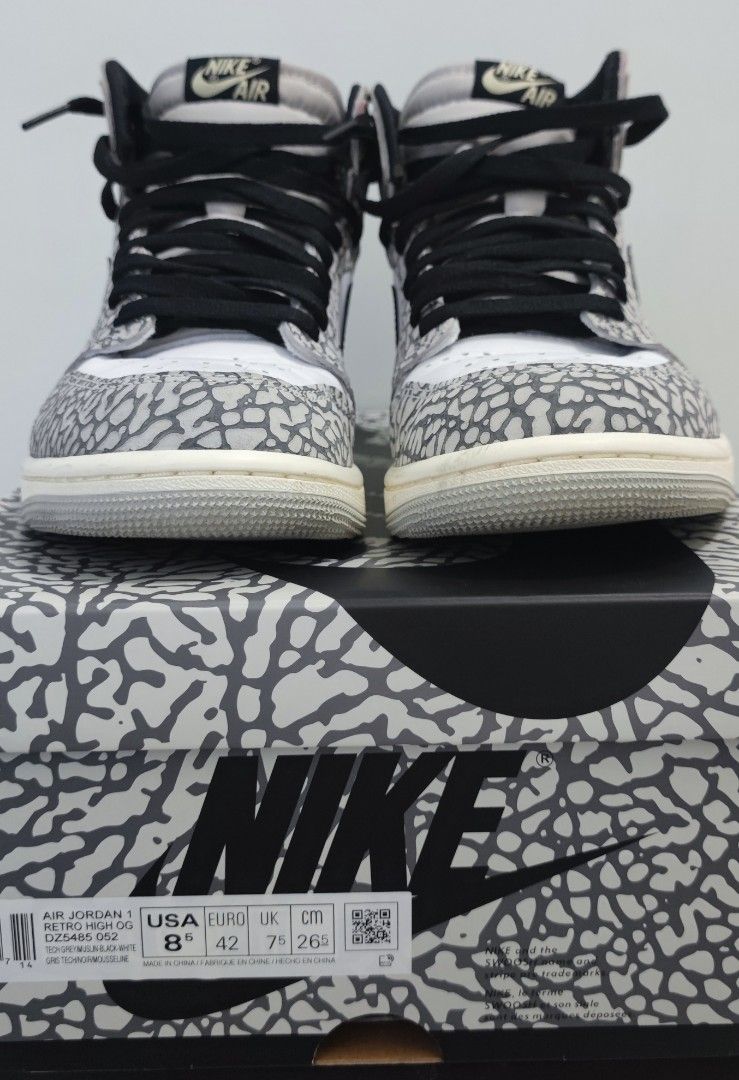 Nike air jordan 1 retro high 2024 og white