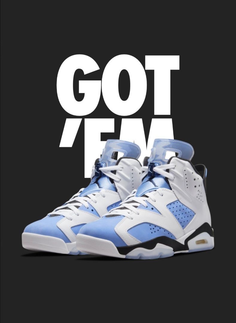 Nike air cheap jordan 6 blue