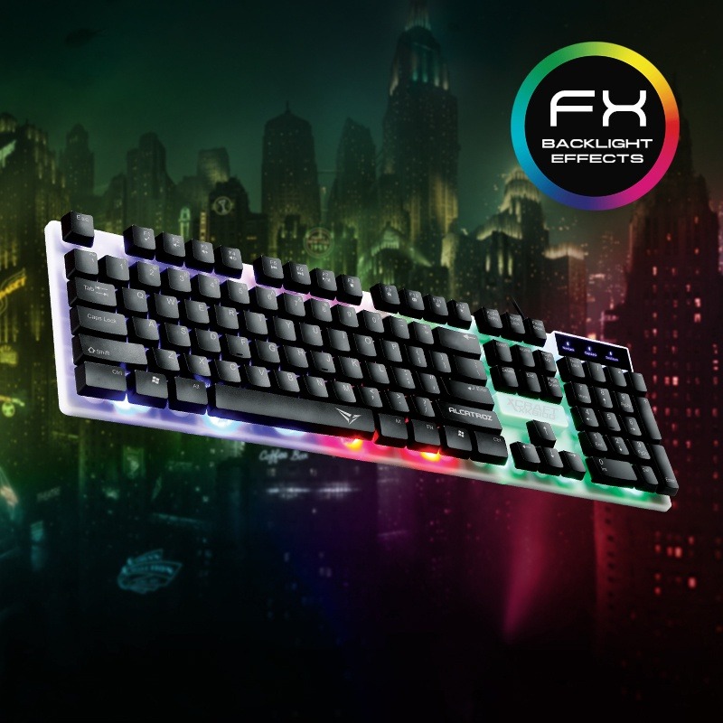 Alcatroz XCraft XKB 100 Spill Proof Gaming Keyboard with Backlight
