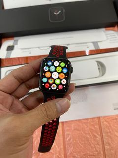 Apple Watch Series 6 44mm Nike Series Fullset Bekas Pakai