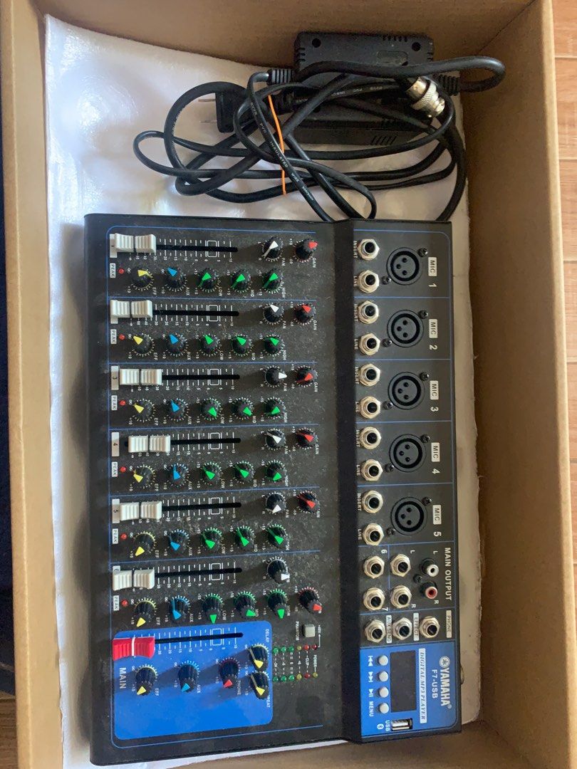 audio mixer yamaha 6 channel (Category: Other Audio Equipment) located in Caloocan City. Submitted by rubenranonjr0 (Listing ID 1235327004, Image 2). Description: only used twice then never use anymore due to upgrade.