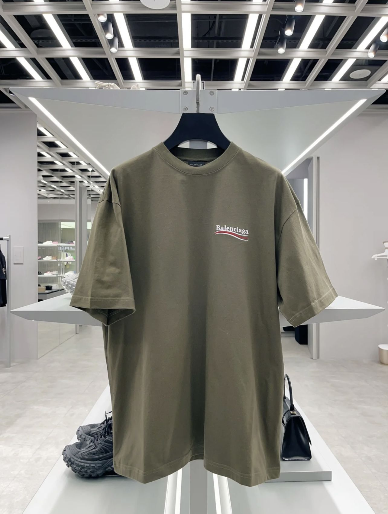 Balenciaga t shirt green online