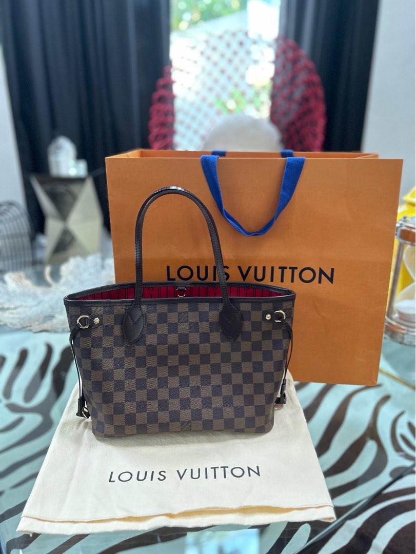 Louis Vuitton Monogram Neverfull PM Tote Bag Blue Bag [Unused