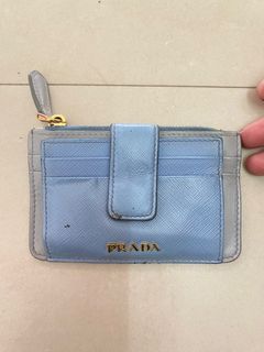 Authentic prada card holder wallet