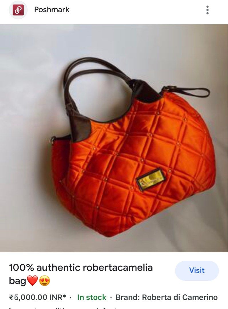 Authentic Roberta di camerino tote bag (Category: Luxury Bags & Wallets) located in Ilagan. Submitted by dbankerscloset (Listing ID 1235451119, Image 1). Description: Never been used Scratch in metal hardware due to storage. .
