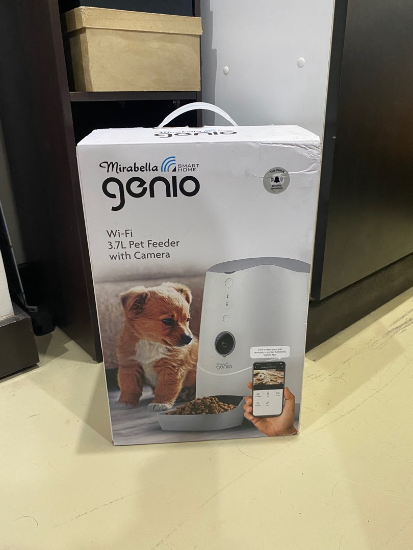 Automatic Pet Feeder with Camera Mirabella Genio on Carousell