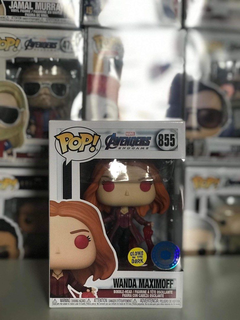 Avengers Endgame Wanda Maximoff (PIAB/GITD EXCLUSIVE) Funko Pop (Category: Figurines & Statues) located in Manila. Submitted by thekitarchive.ph (Listing ID 1235444676, Image 1). Description: Avengers Endgame Wanda Maximoff (PIAB/GITD EXCLUSIVE) Box Condition: 9/10 ₱950 Location: Quezon City Free Sorter Box MOP: BDO, GCASH, Lalamove Purchase Service MOD: Grab, Lalamove, Borzo MOD (Provincial): Gogo Express.