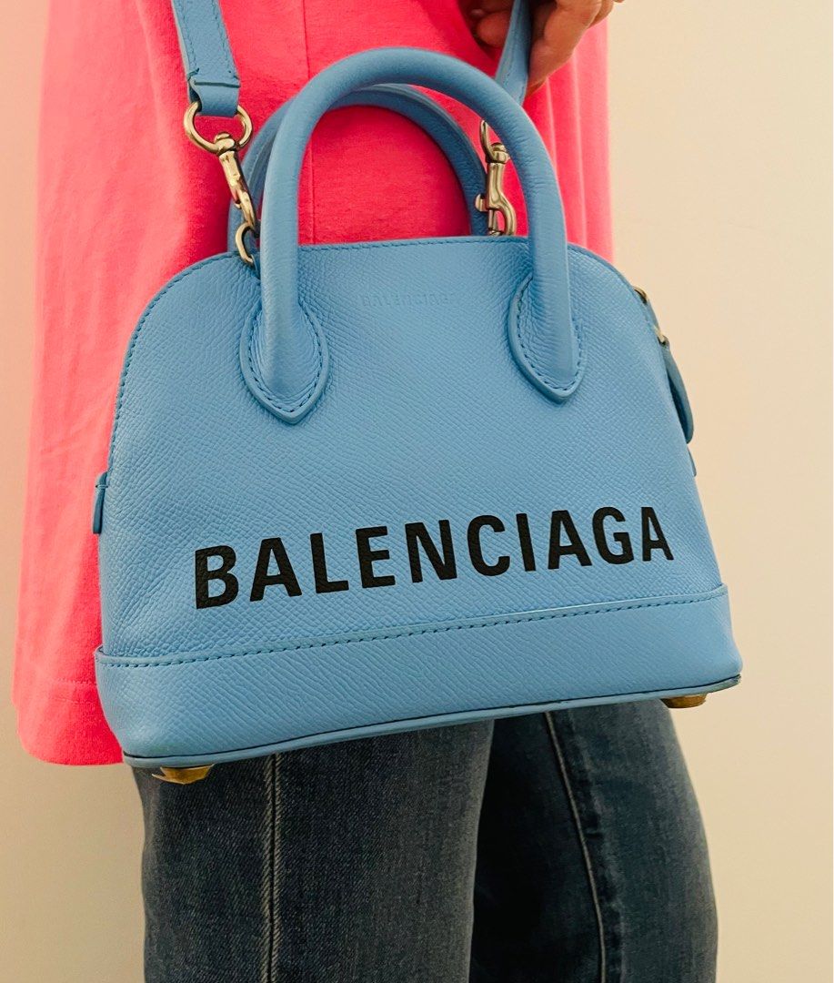Balenciaga Logo Ville Handle Mini Shoulder 女裝, 手袋及銀包, 單肩包-