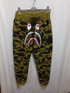 BAPE shark camo Joggers pants * xl