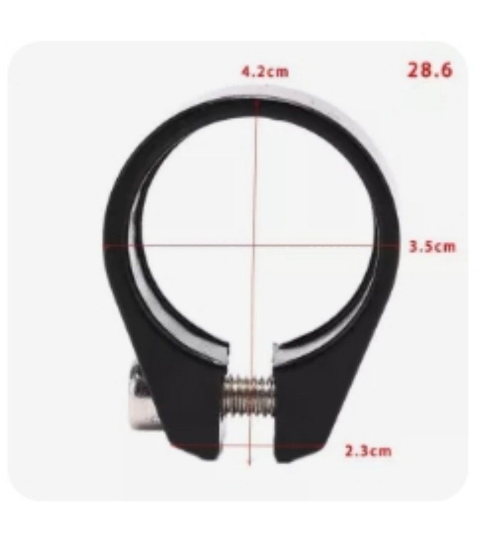 Bicycle seat post clamp, Sports Equipment, Bicycles & Parts, Parts