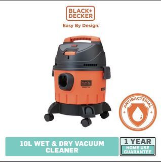 Black and Decker 10L wet and dry vacuum