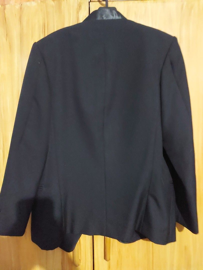 Black Formal Coat, Men's Fashion, Coats, Jackets and Outerwear on Carousell