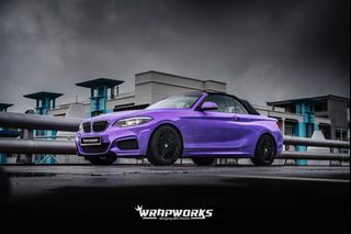 Bmw 2 Series - Glossy Phantom Purple Full Wrap