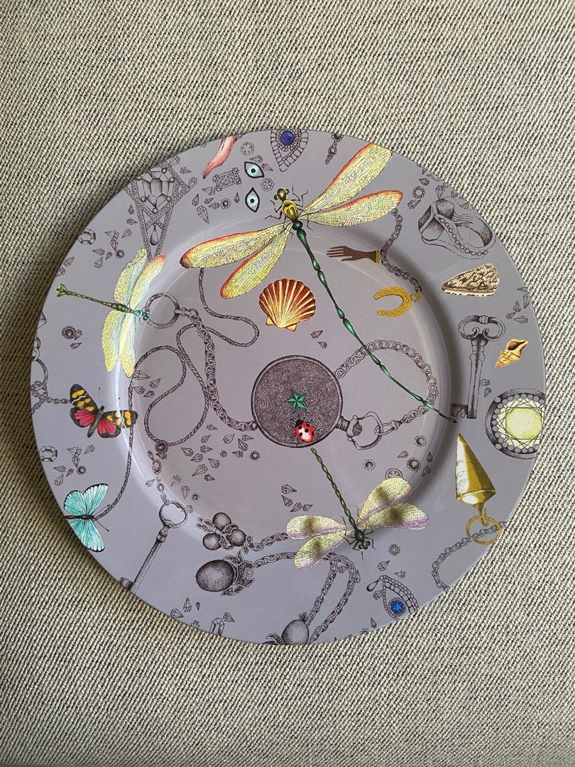 BN Zara Home Decorative Plate Dragonfly, Furniture & Home Living