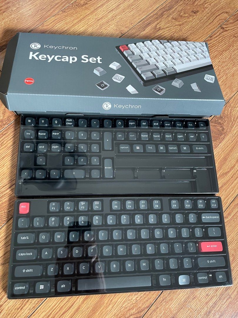 BNIB Keychron Double Shot PBT OSA Full Keycap Set Dark Black, Computers ...