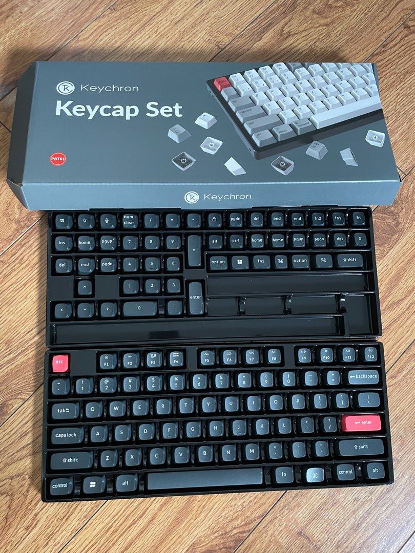BNIB Keychron Double Shot PBT OSA Full Keycap Set Dark Black, Computers ...