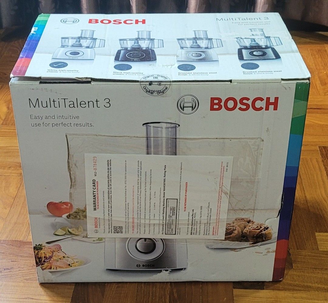 Bosch Food Processor Multi Talent 3, TV & Home Appliances, Kitchen