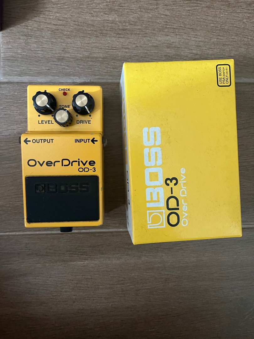 Boss OD3 Overdrive pedal, 興趣及遊戲, 音樂、樂器& 配件, 樂器