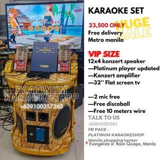 Brandnew Karaoke for sale cash on delivery metro manila