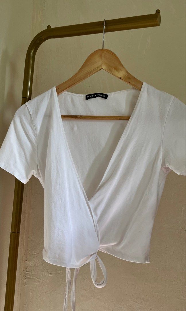 Brandy melville white tie knot on Carousell