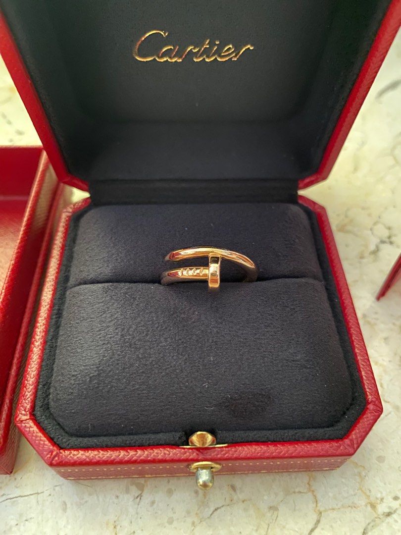 Cartier nail discount ring rose gold