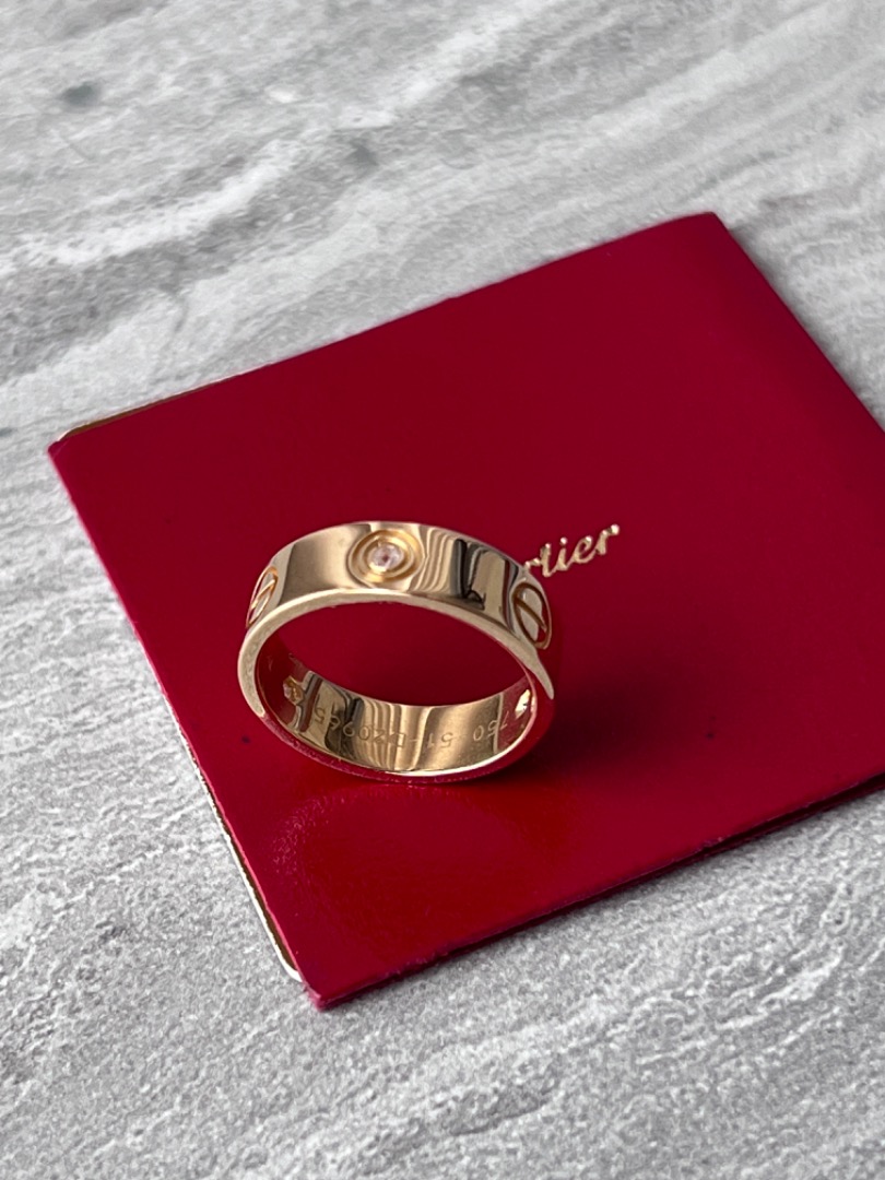 Cartier love ring three new arrivals diamond