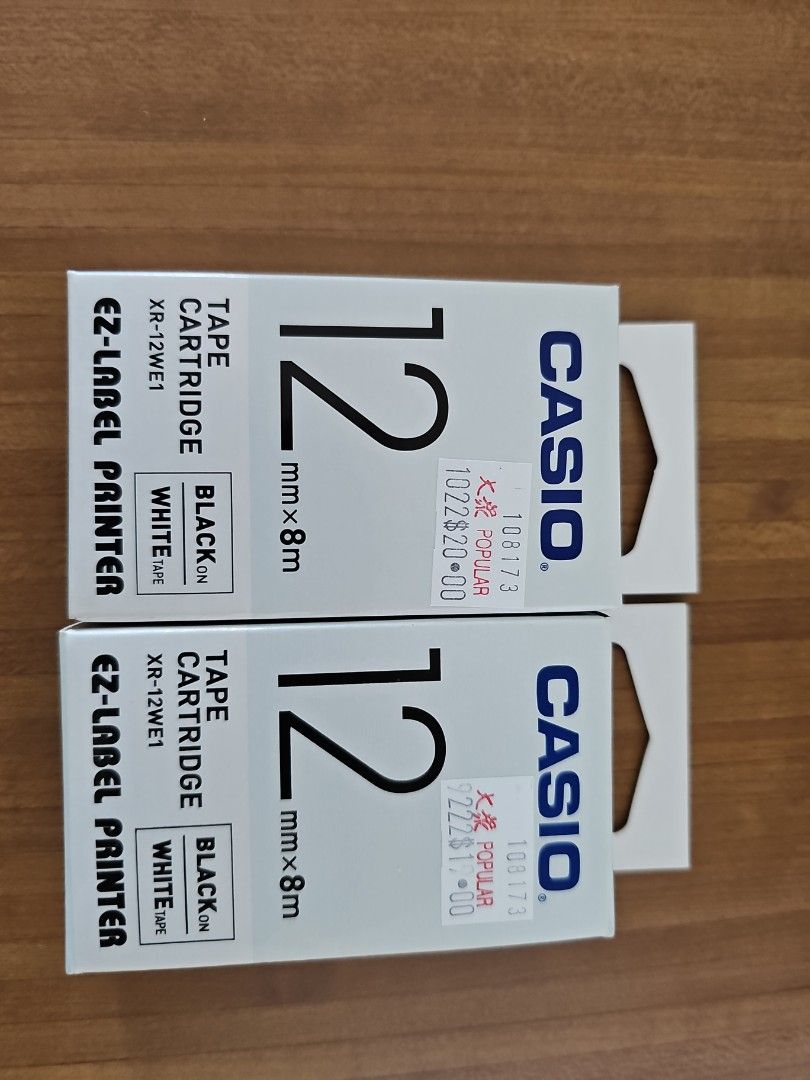 Casio printer 12mm sticker, Hobbies & Toys, Stationery & Craft, Craft ...