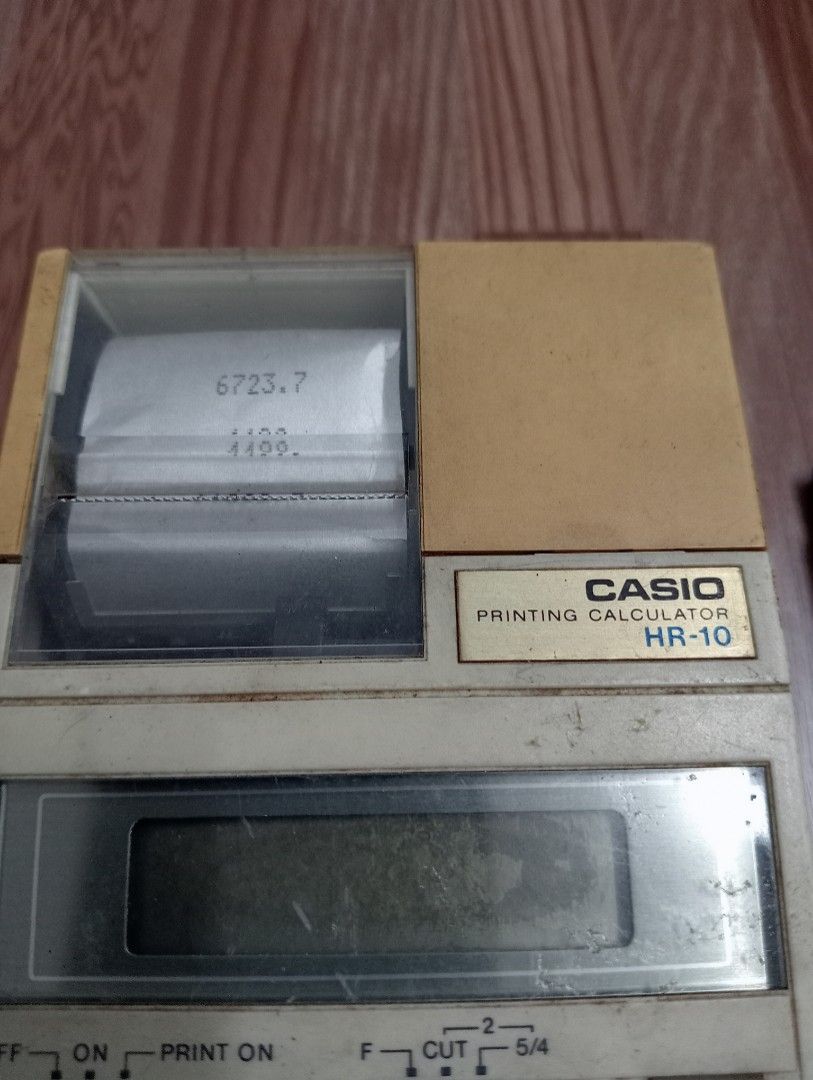 Casio Printing calculator display/deco, Hobbies & Toys, Collectibles ...
