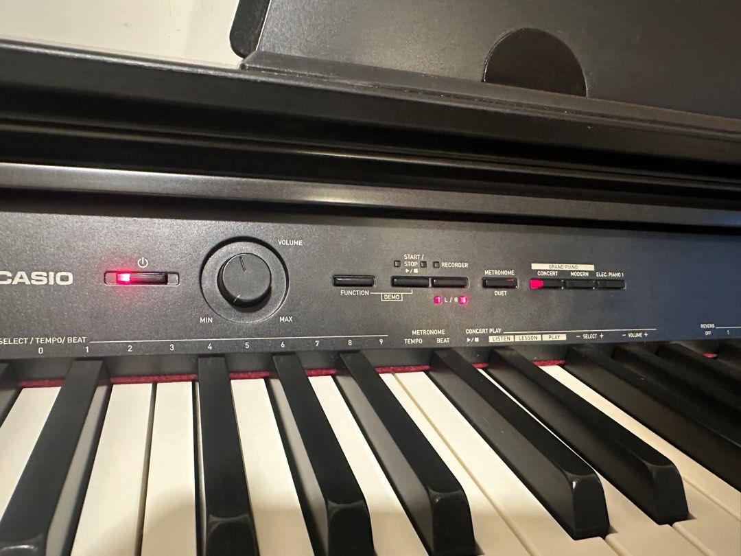 Casio PX-760黑色電子琴連琴凳數碼鋼琴Digital Piano, 興趣及遊戲 