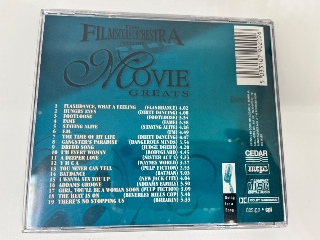 CD Movie Greats Volume 4, 興趣及遊戲, 音樂、樂器 配件, 音樂與媒體- CD 及DVD Carousell