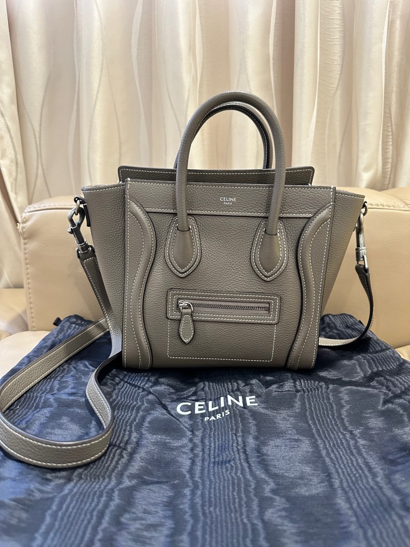 Celine luggage hot sale nano souris