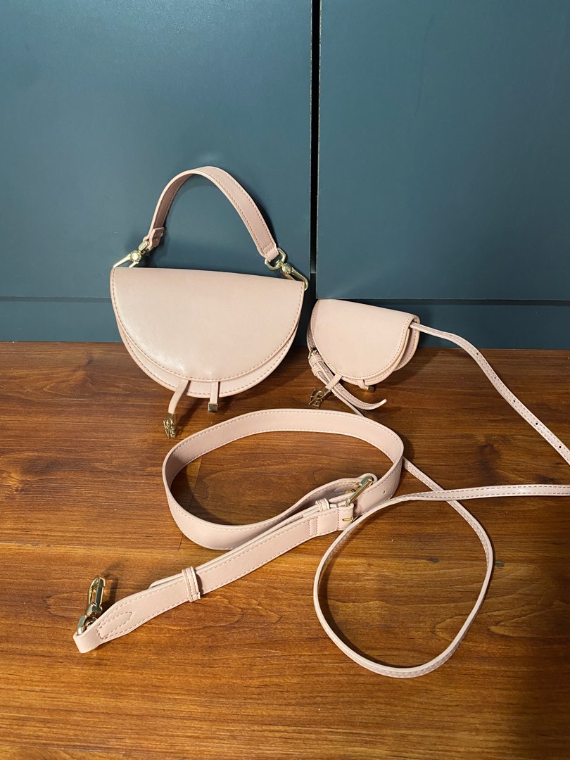 Charles And Keith bag 2 in 1 (waist bag) on Carousell