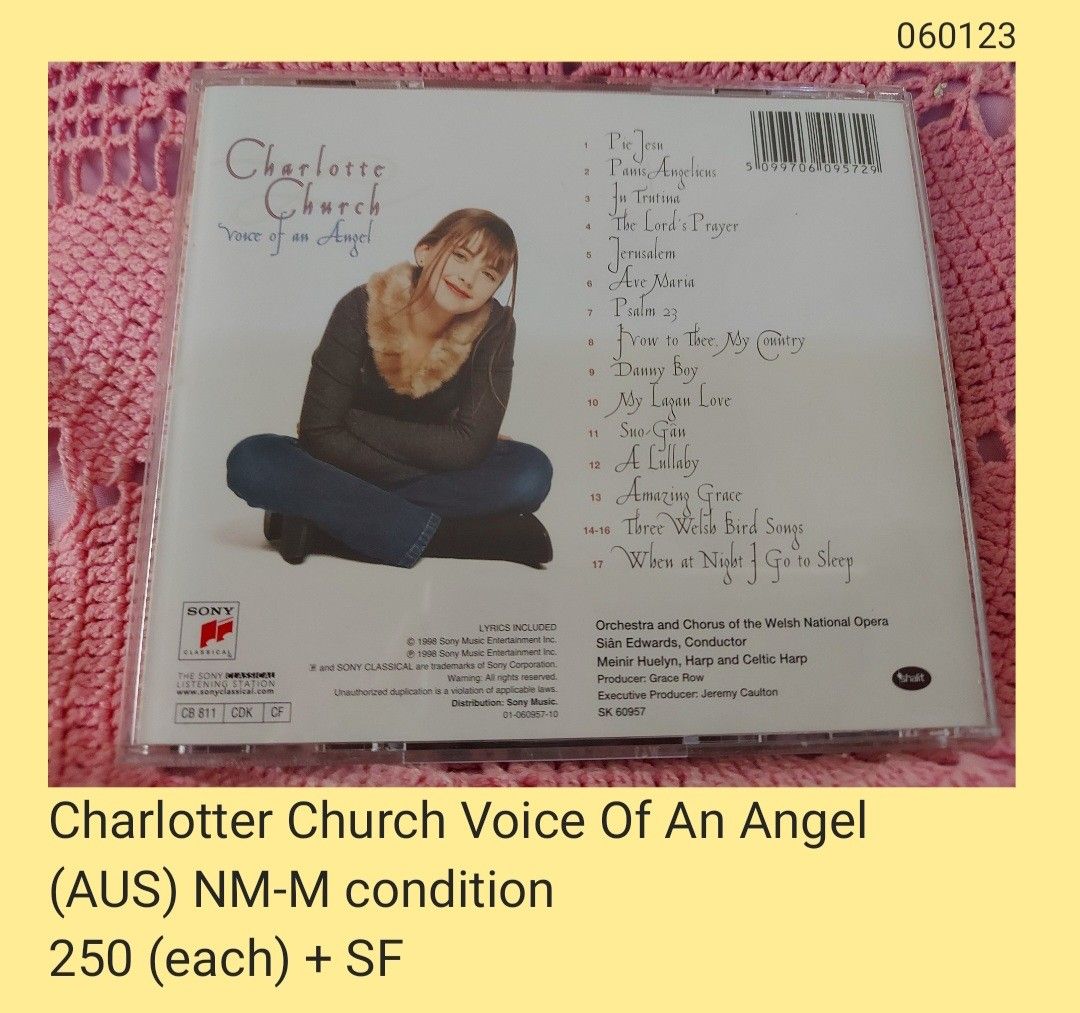 Charlotte Church Voice Of An Angel CD (unsealed) on Carousell