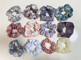 cheap hair accessories scrunchies | ulzzang korean y2k cute aesthetic thrifted vintage grunge trendy fashion cottagecore retro acubi fairy