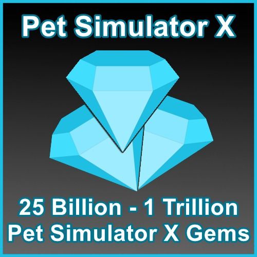 Pet Simulator X Gems Cheap, Video Gaming, Gaming Accessories, In-Game  Products on Carousell