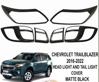 Chevrolet TrailBlazer 2016 to 2022 Headlight & Taillight Cover matte black