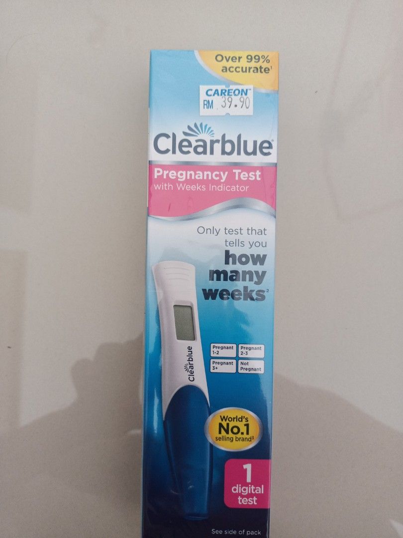 Clear blue Pregnancy Test, Health & Nutrition, Medical Supplies & Tools