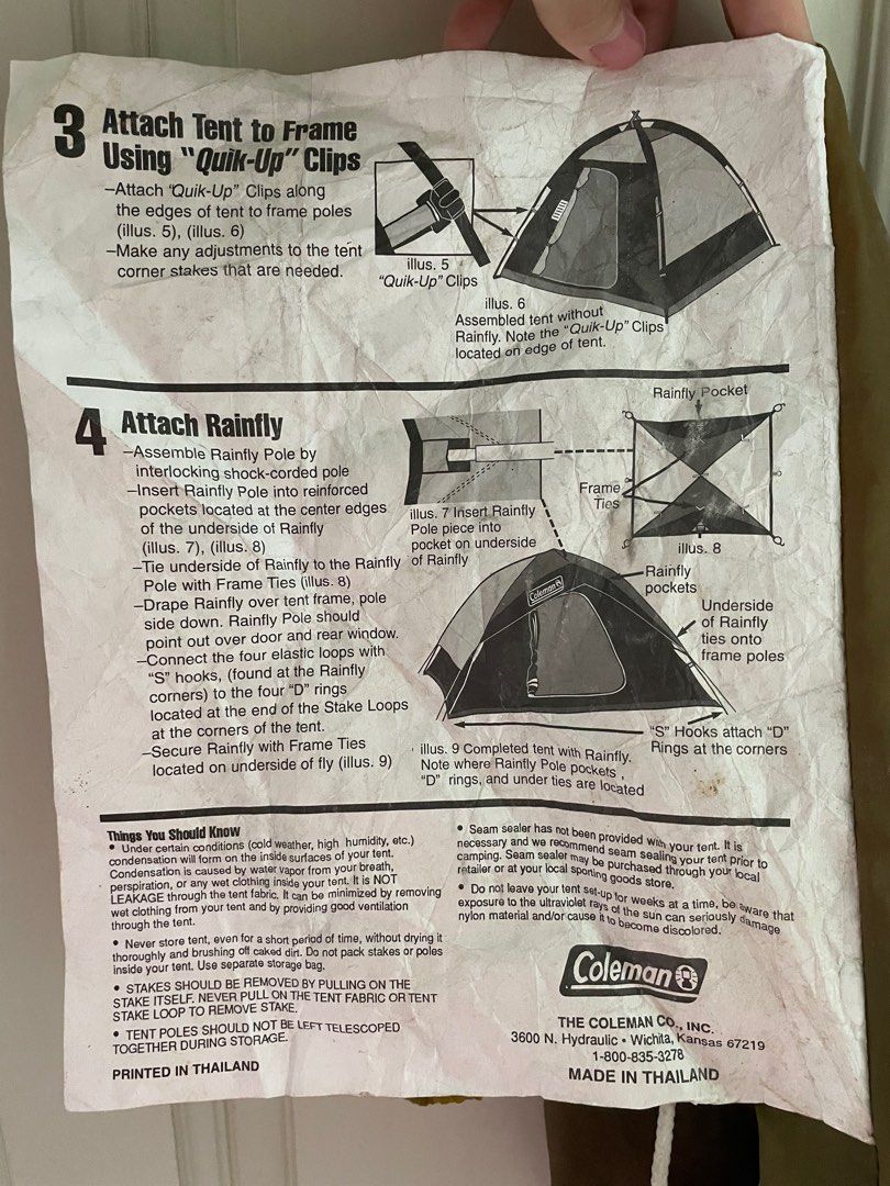 Coleman Sundome Tent 7x7, Sports Equipment, Hiking & Camping on Carousell